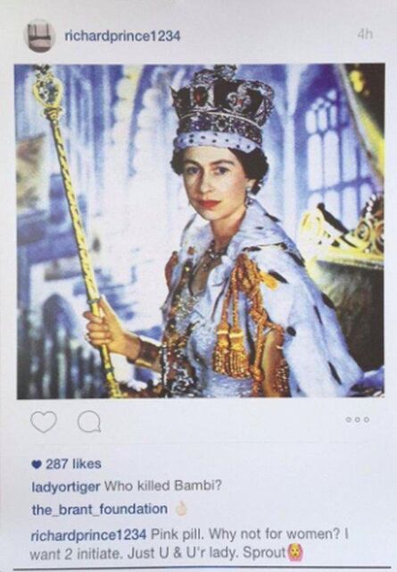 Richard Prince, ‘Instagram New Portraits - Queen Elizabeth II’, 2015