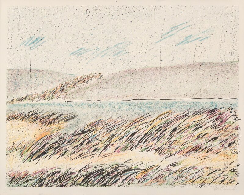 Sybil Kleinrock, ‘Untitled (Seascape) and Untitled I (two works)’, 1979, Print, Lithographs in colors on wove paper, Heritage Auctions