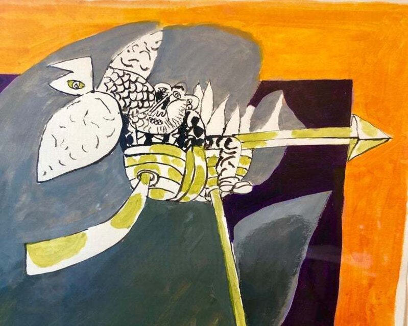 Naftali Bezem, ‘Untitled’, 1977, Painting, Gouache, Ink, Watercolor, Lions Gallery