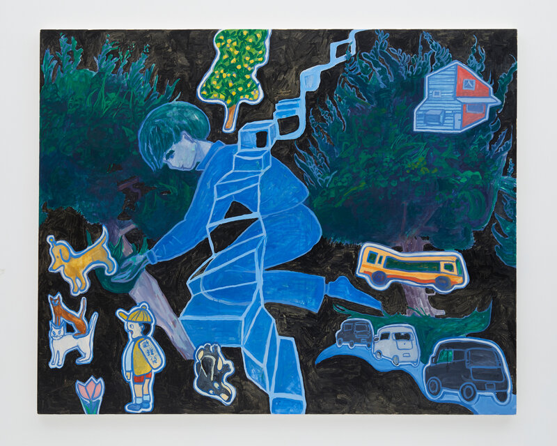 Makiko Kudo, ‘New Town’, 2019, Painting, Oil on canvas, Tomio Koyama Gallery