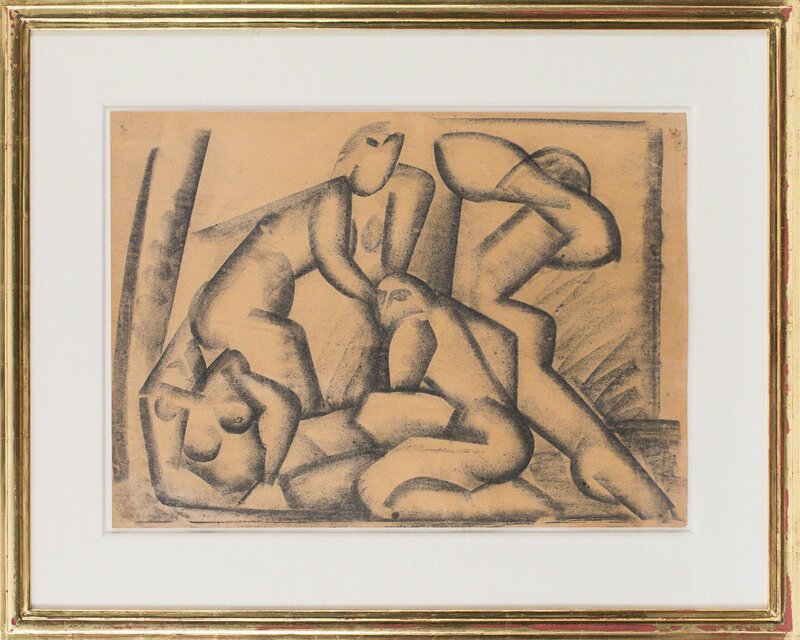 Hans Burkhardt, ‘Untitled’, 1939, Drawing, Collage or other Work on Paper, Charcoal on paper, Rosenberg & Co. 