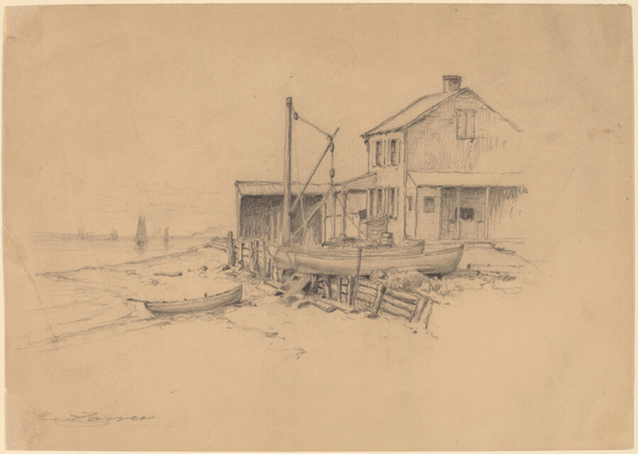 Fishing Boats and Shack