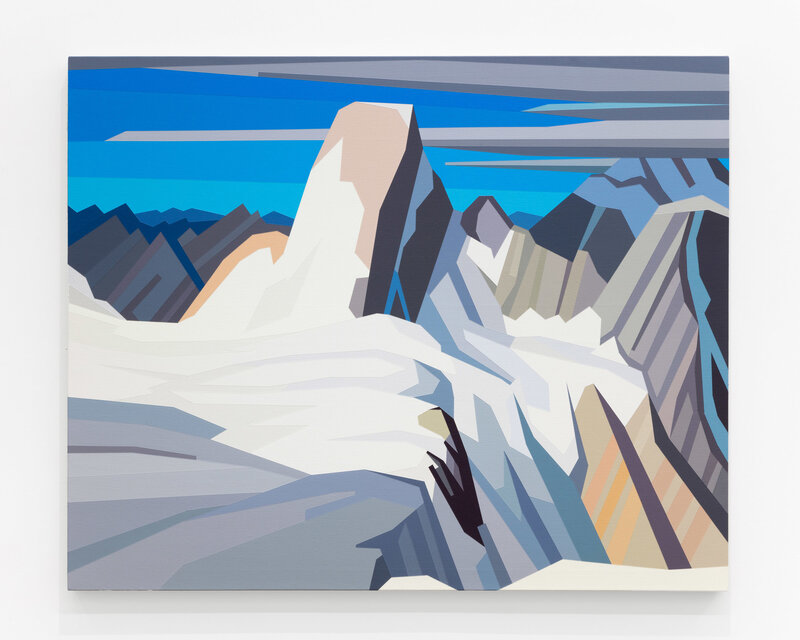 Douglas Coupland, ‘Harris North From Mount Mumm, Mount Robson Park’, 2020, Painting, Acrylic on linen, Daniel Faria Gallery