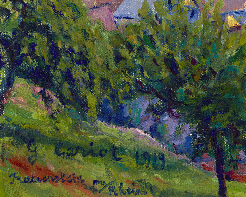 Gustave Cariot, ‘Sans Titre’, 1919, Painting, Oil on canvas,  M.S. Rau