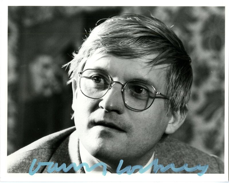 David Hockney, ‘photograph taken of the artist (hand signed by David Hockney)’, ca. 1981, Photography, Black and white photograph, Alpha 137 Gallery