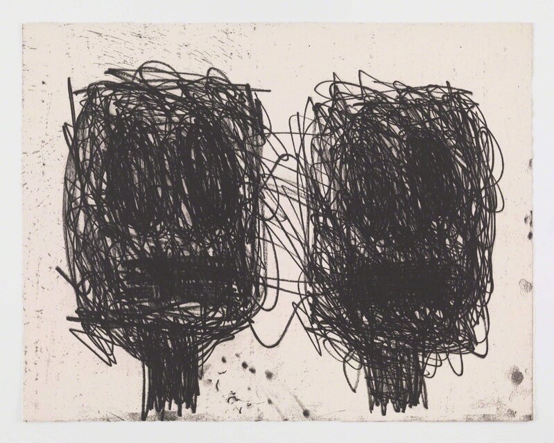 Rashid Johnson, ‘Untitled’, 2015, Drawing, Collage or other Work on Paper, Softground etching printed in black on Somerset velvet antique white, Rush Philanthropic Arts Foundation Benefit Auction