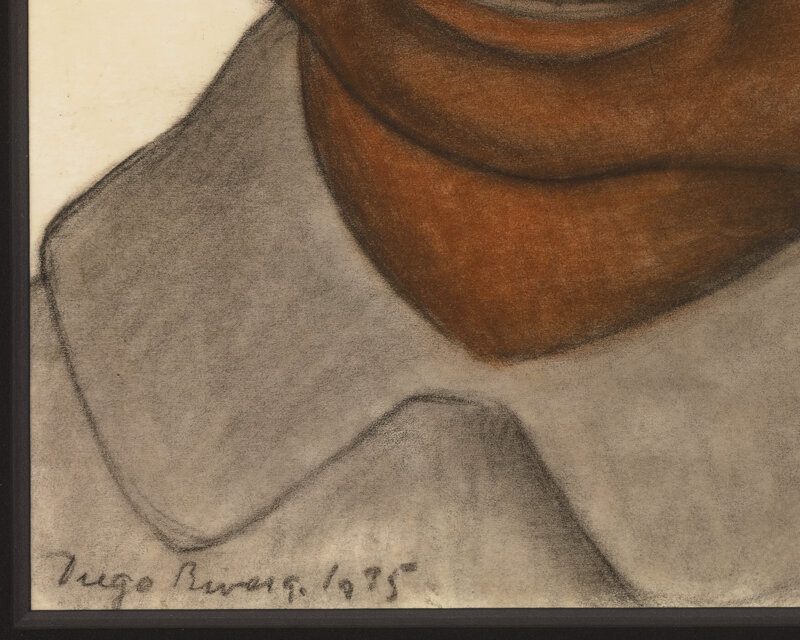 Diego Rivera, ‘Niño’, 1935, Drawing, Collage or other Work on Paper, Charcoal and sanguine on rice paper,  M.S. Rau