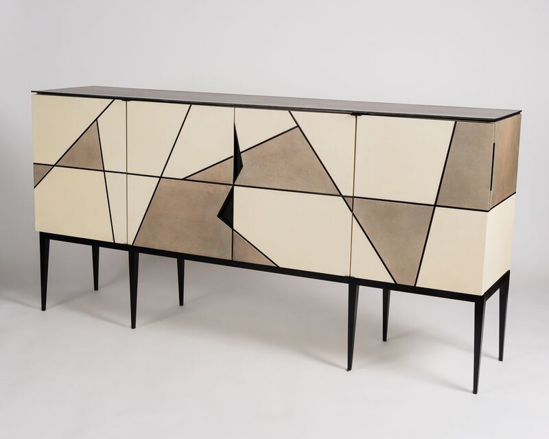 Achille Salvagni, ‘Gio Pergamena, Cabinet’, 2016, Design/Decorative Art, Parchment, Wood, Bronze, Maison Gerard