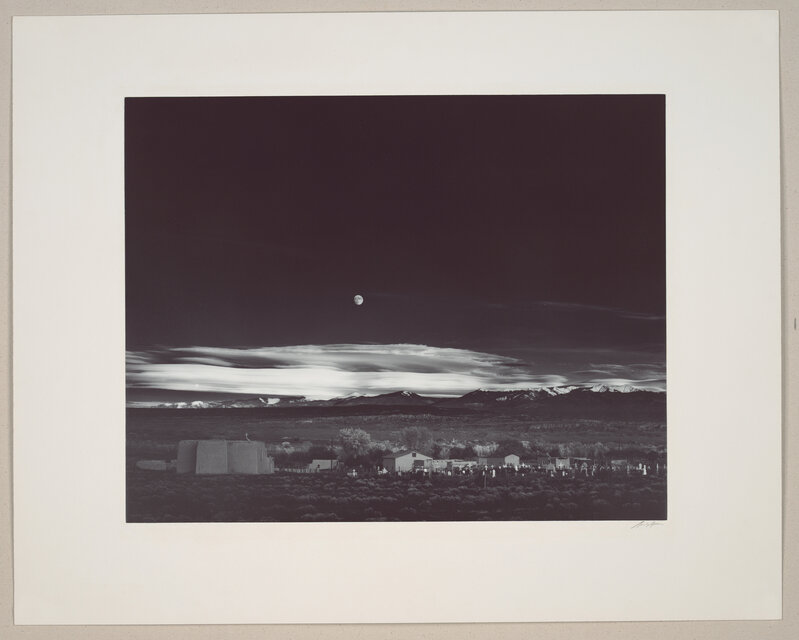 Ansel Adams, ‘Moonrise, Hernandez, New Mexico’, 1941, Photography, Gelatin silver print, Aaron Payne Fine Art