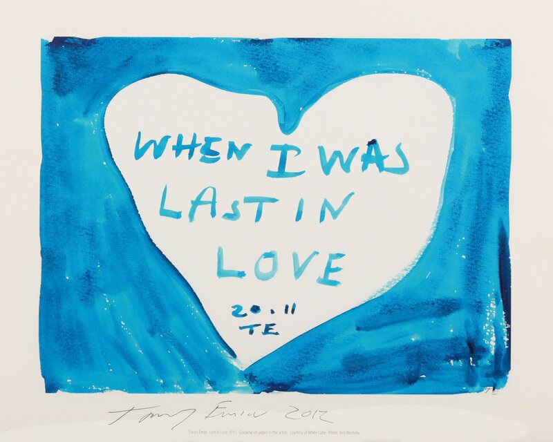 Tracey Emin, ‘Last In Love’, 2011, Photography, Photo, Chiswick Auctions
