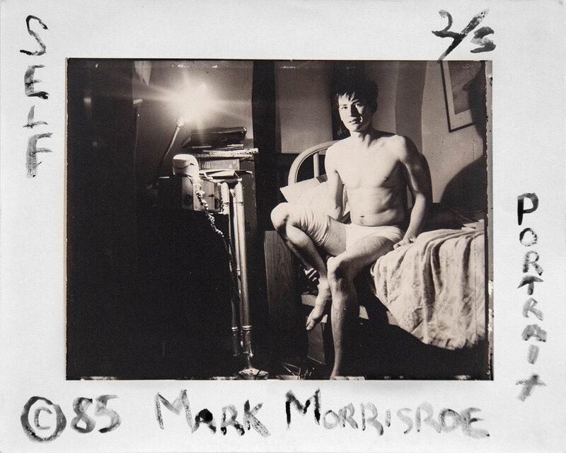 Mark Morrisroe, ‘[Self Portrait at Home with Diane Arbus]’, 1985, Photography, Vintage gelatin silver print, CLAMP
