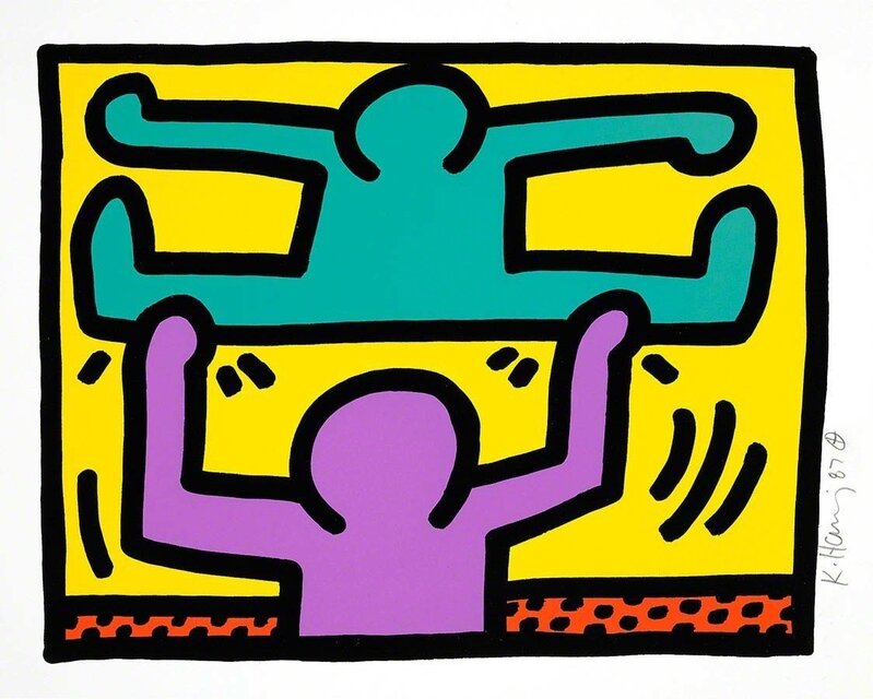 Keith Haring, ‘Pop Shop I (D)’, 1987, Print, Screen print on paper, Hang-Up Gallery