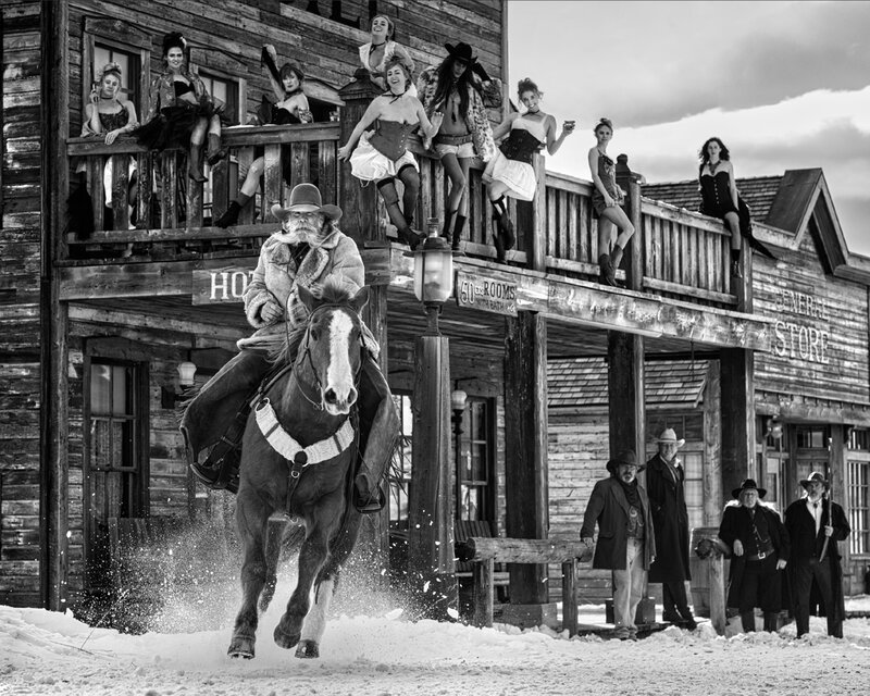 David Yarrow, ‘Mamas Don't Let Your Babies Grow Up To Be Cowboys’, 2022, Photography, Archival Pigment Print, Hilton Contemporary