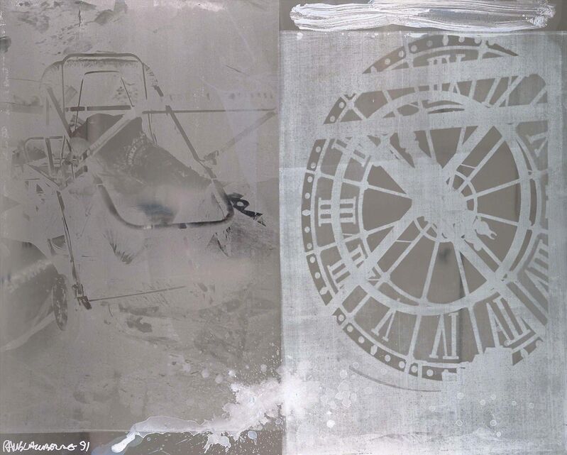 Robert Rauschenberg, ‘Time Scan (Phantom)’, 1991, Acrylic on mirrored aluminum, Robert Rauschenberg Foundation