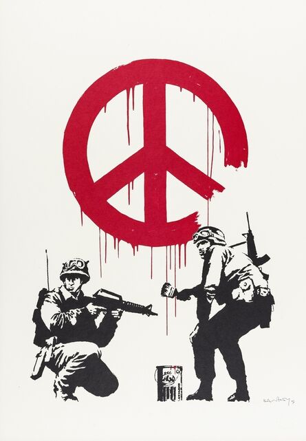 Banksy, ‘CND (Signed)’, 2005