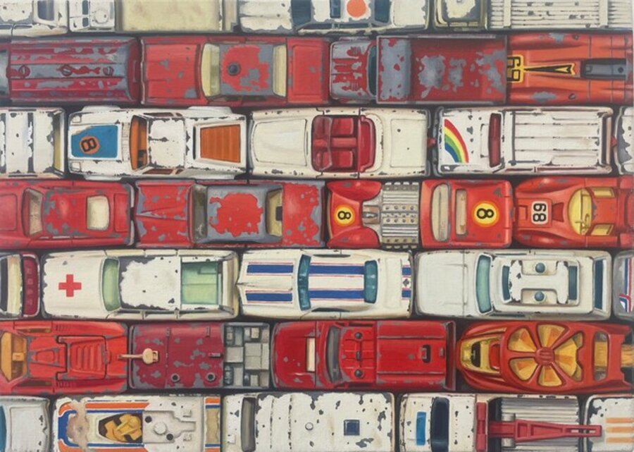 Red & White Parking