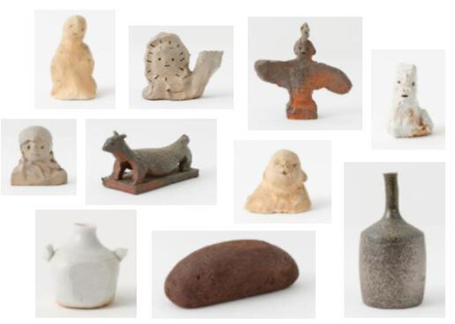 10 small sculptures