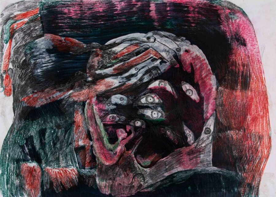 Untitled (Mediumní kresba / Medium drawing)