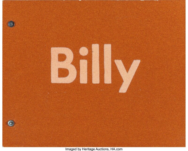 Billy Al Bengston, ‘Billy’, 1968, Other, Paperback exhibition catalog, Heritage Auctions