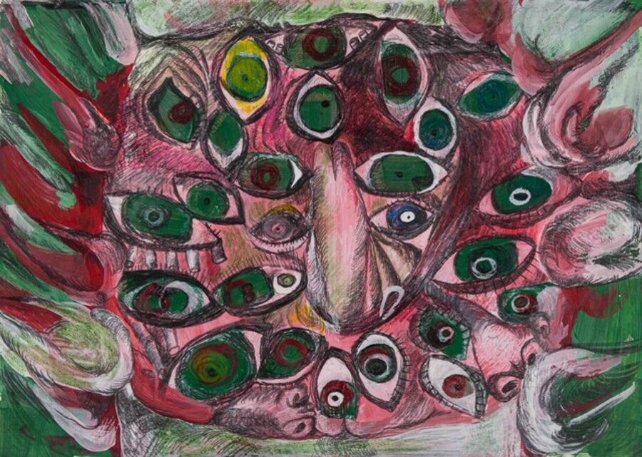 Untitled (Mediumní kresba / Medium drawing)