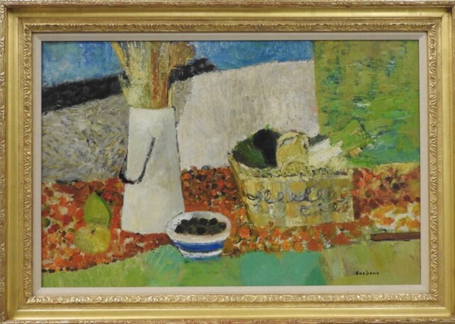 Nature morte au pot blanc