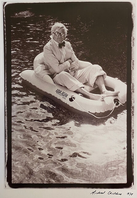 Michael Childers, ‘David Hockney in the Pool’, 1978