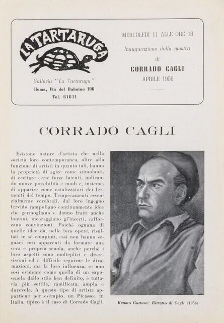 Corrado Cagli, ‘Bollettino’