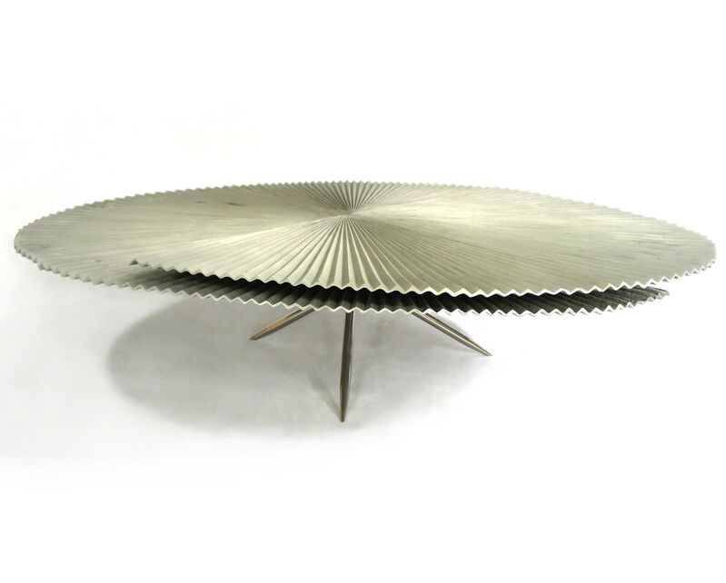 Reinier Bosch, ‘Skirt table casting’, 2014, Design/Decorative Art, Aluminum, stainless steel, Pearl Lam Galleries