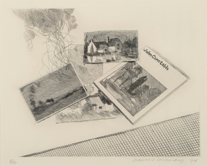 David Hockney, ‘For John Constable’, 1976, Print, Etching on Crisbrook handmade paper, Heritage Auctions