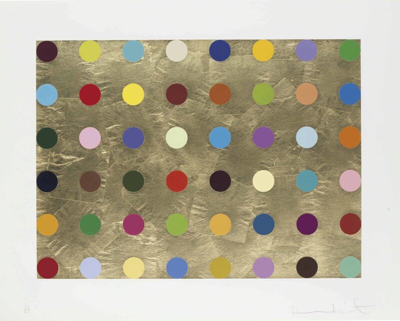 Damien Hirst, ‘Gold Thioglucose’, 2008, Print, Screenprint in colors with gold leaf, on Somerset tub paper, Christie's