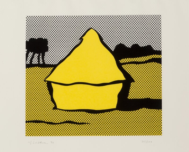 Roy Lichtenstein, ‘Haystack’, 1969, Print, Screenprint in colors on C.M. Fabriano wove paper, Heritage Auctions