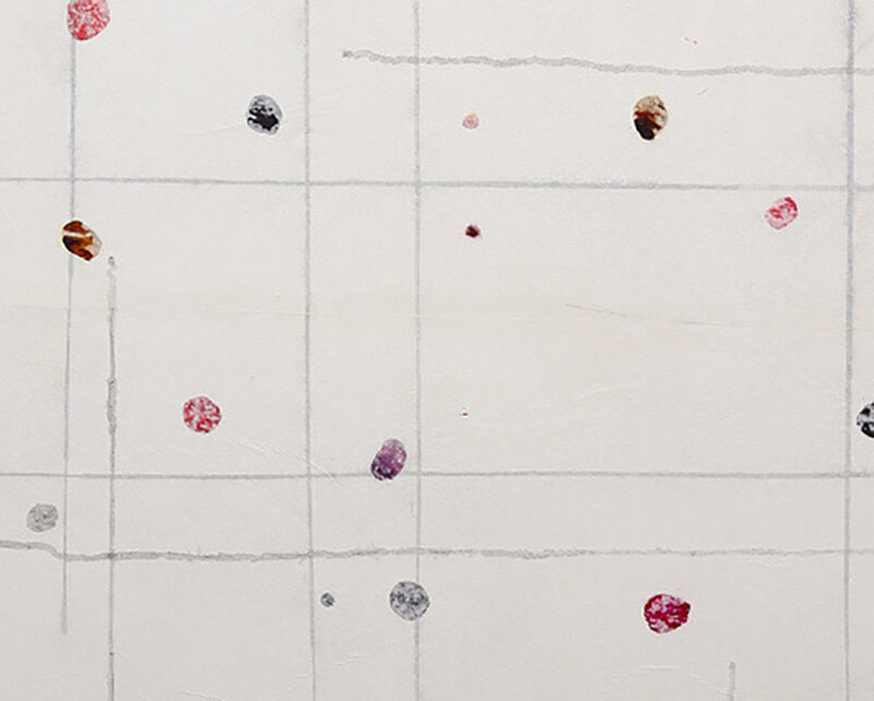 Harald Kröner, ‘Tondo 7 (Abstract painting)’, 2020, Painting, Ink, enamel on paper on linen, IdeelArt