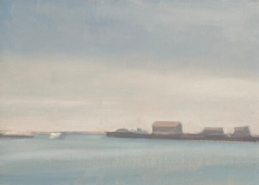 Wharf, Light Sky