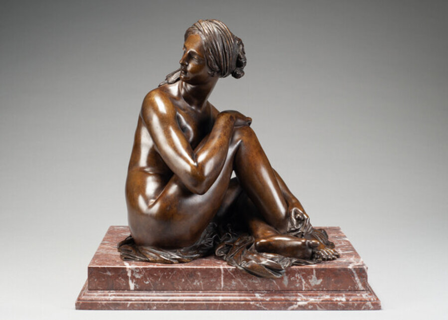 Odalisque coming out of the bath