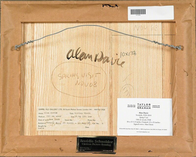 Alan Davie, ‘Spring Visit’, 1968, Painting, Oil on board (framed), Rago/Wright/LAMA/Toomey & Co.