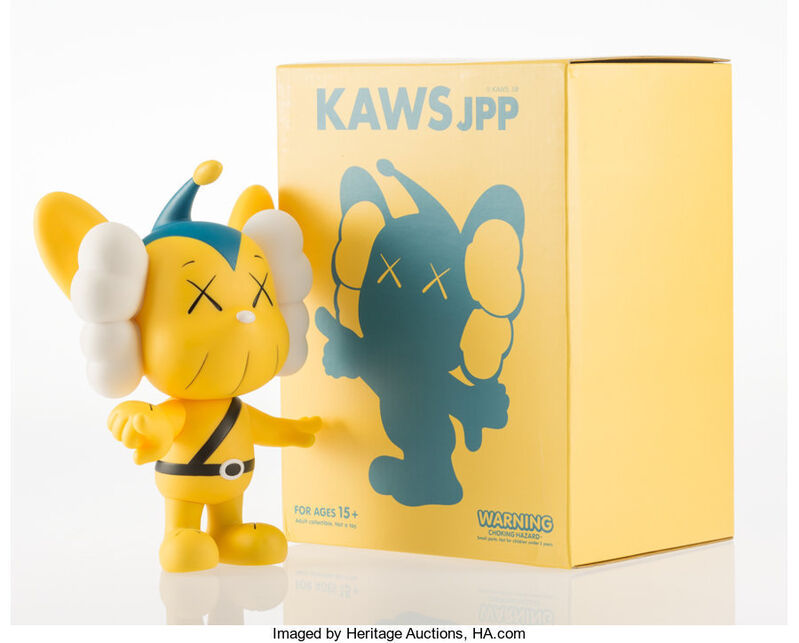 KAWS, ‘JPP (Yellow)’, 2008, Sculpture, Painted cast vinyl, Heritage Auctions