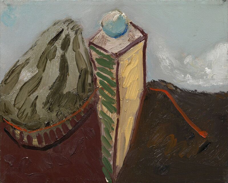 Maurice Cockrill, ‘Rock, column, cloud’, 1989, Painting, Oil on canvas, Waterhouse & Dodd