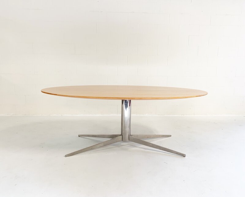 Florence Knoll, ‘Table Desk’, mid 20th century, Design/Decorative Art, Chrome, Oak, Forsyth