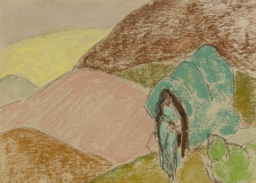 Woman on a Path