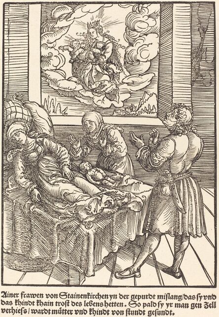 Master of the Miracles of Mariazell, ‘Ainer frawen von Stainerkirchen ...’, ca. 1503