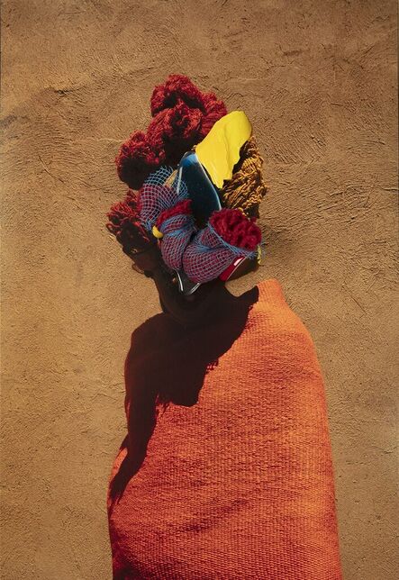 Lorenzo Vitturi, ‘Yellow Cotisso, Fused Glass, Murano Beads, Mantas, Fishing Nets, and Yarns in Murano #2’, 2023
