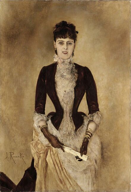 Anton Romako, ‘Portrait of Isabella Reisser’, 1884-1885