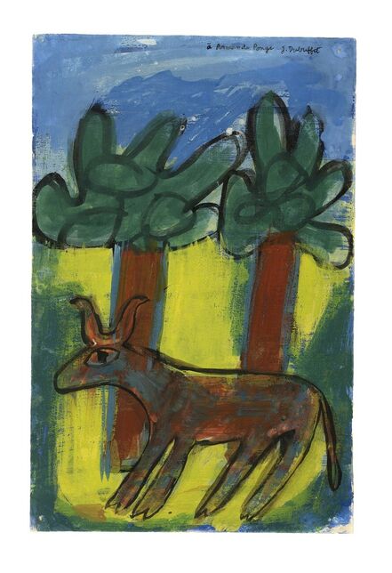 Jean Dubuffet, ‘Vache aux deux arbres’, 1943