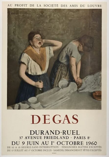 Edgar Degas, ‘Durand-Ruel’, 1960
