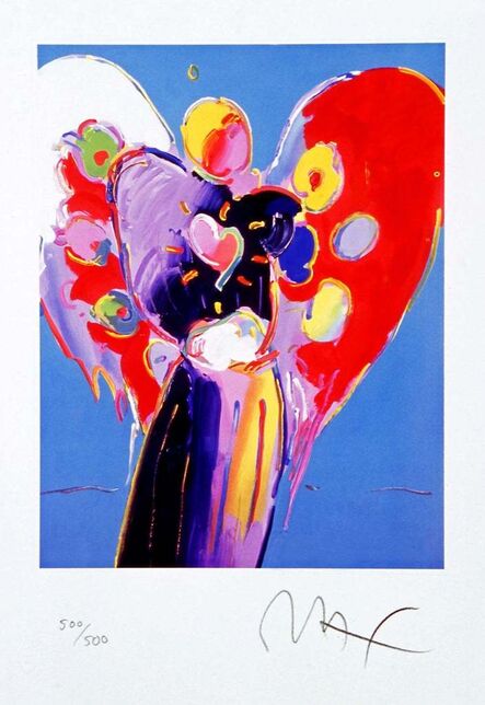 Peter Max, ‘Blue Angel with Heart’, 2003