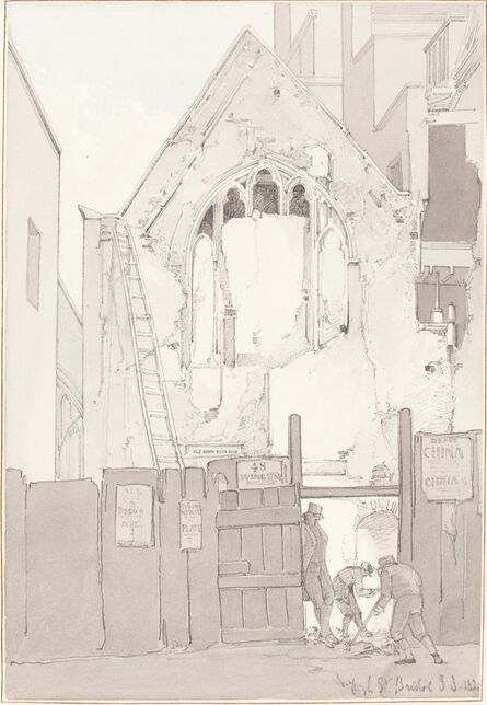 James Johnson, ‘High Street, Bristol’, 1821