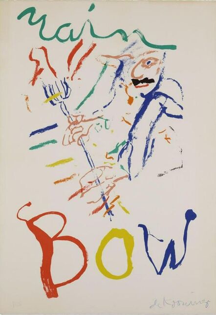 Willem de Kooning, ‘Rainbow: Thelonious Monk Devil at the Keyboard’, 1972