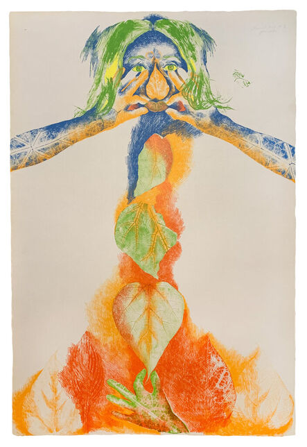 Marisol Escobar, ‘Catalpa Maiden About to Touch Herself’, 1973