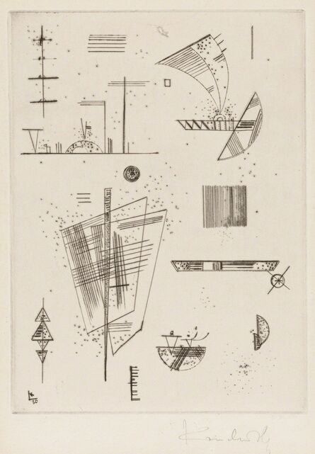 Wassily Kandinsky, ‘ERSTE KALTNADEL FÜR DIE EDITIONS CAHIER’S D’ ART’, 1930