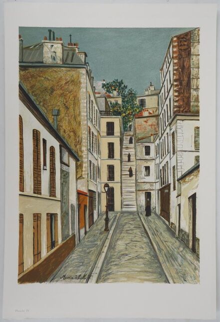 Maurice Utrillo, ‘Passage Cottin à Montmartre’, 1980-1989